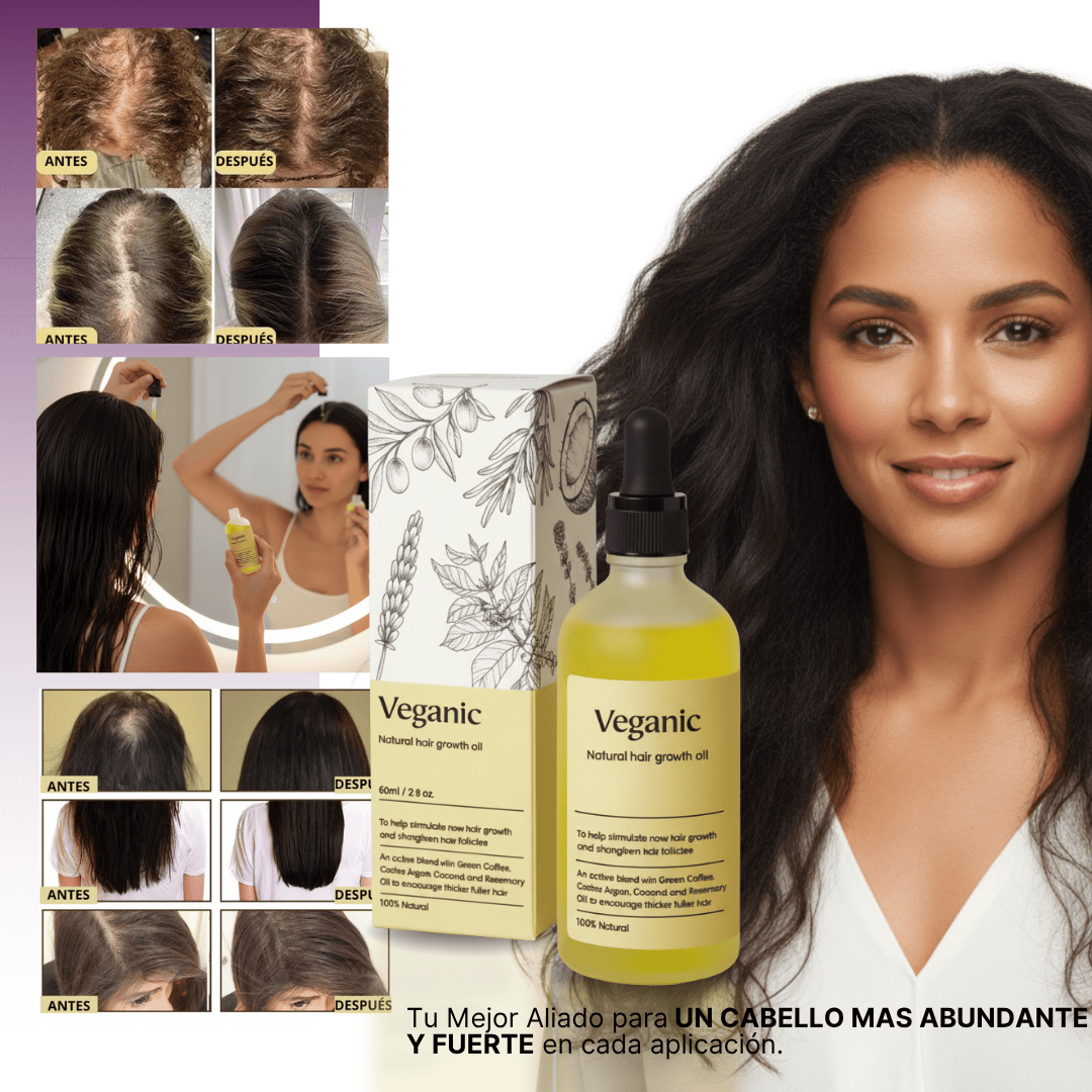 Aceite Natural Veganic Para El Cabello
